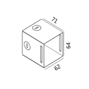 Square Halo Foot Light gallery detail image