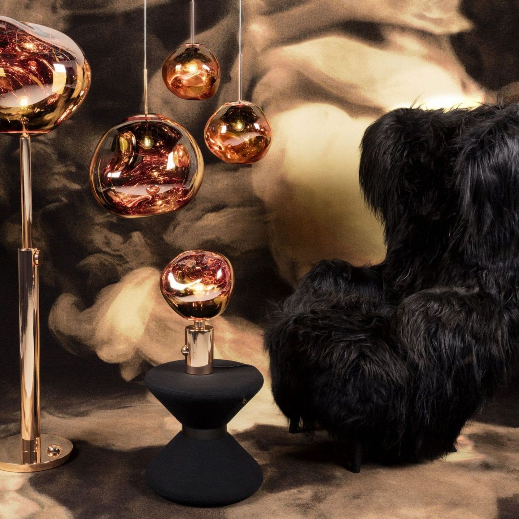 Melt Table Lamp Copper gallery detail image