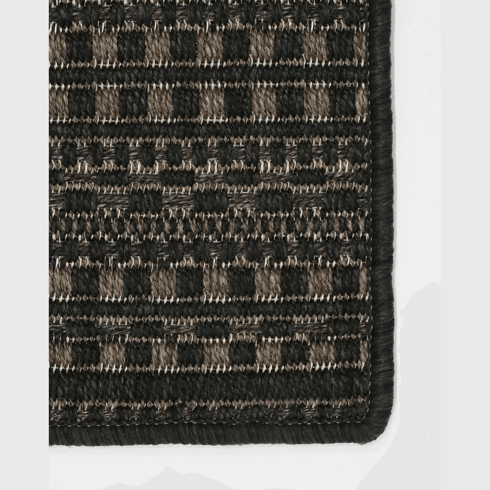 Baya Mendoza Outdoor Rug - Charcoal gallery detail image