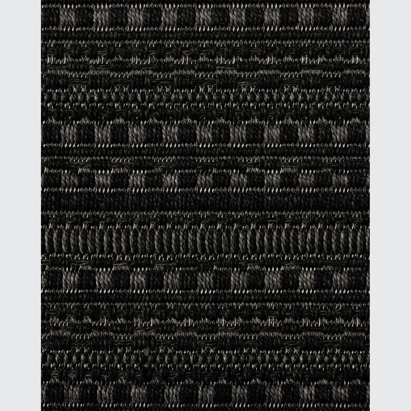 Baya Mendoza Outdoor Rug - Charcoal gallery detail image