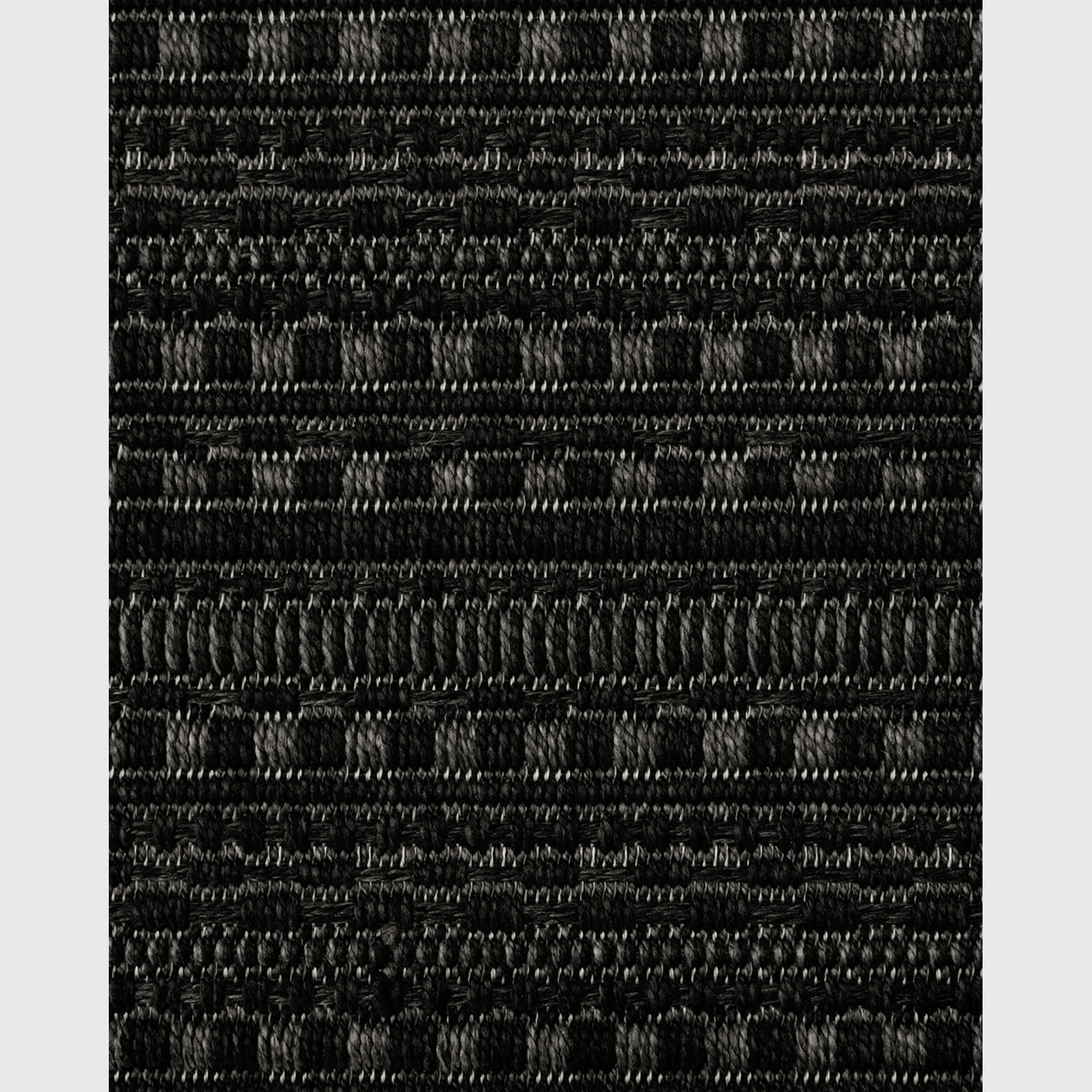 Baya Mendoza Outdoor Rug - Charcoal gallery detail image