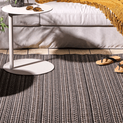 Baya Mendoza Outdoor Rug - Charcoal gallery detail image