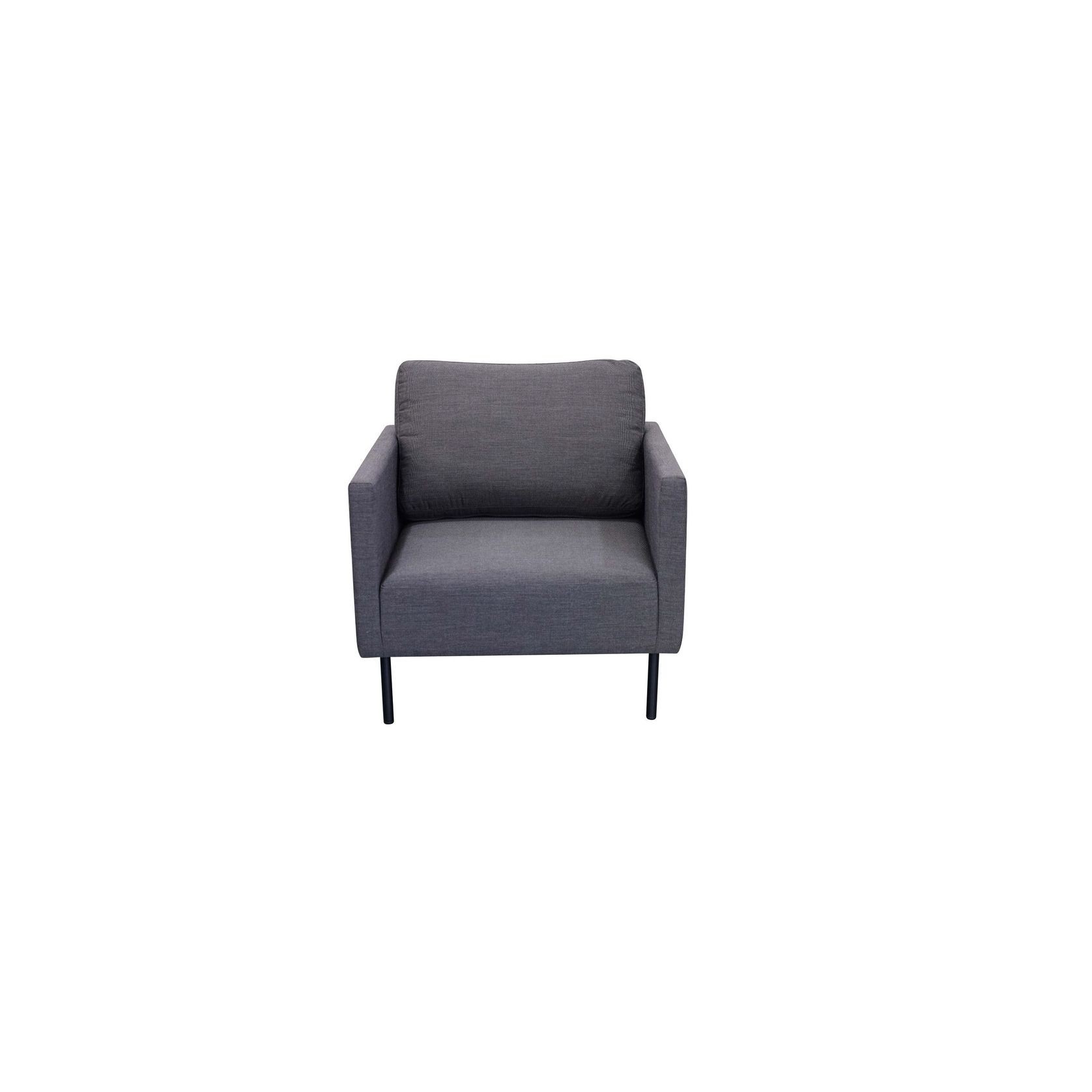 Milan 2-Seater Lounge Set - Black gallery detail image