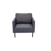 Milan 2-Seater Lounge Set - Black gallery detail image