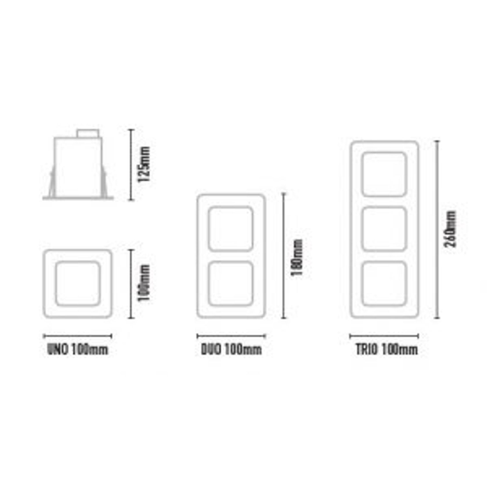 Mini Mondo Radius GU10 Downlight gallery detail image