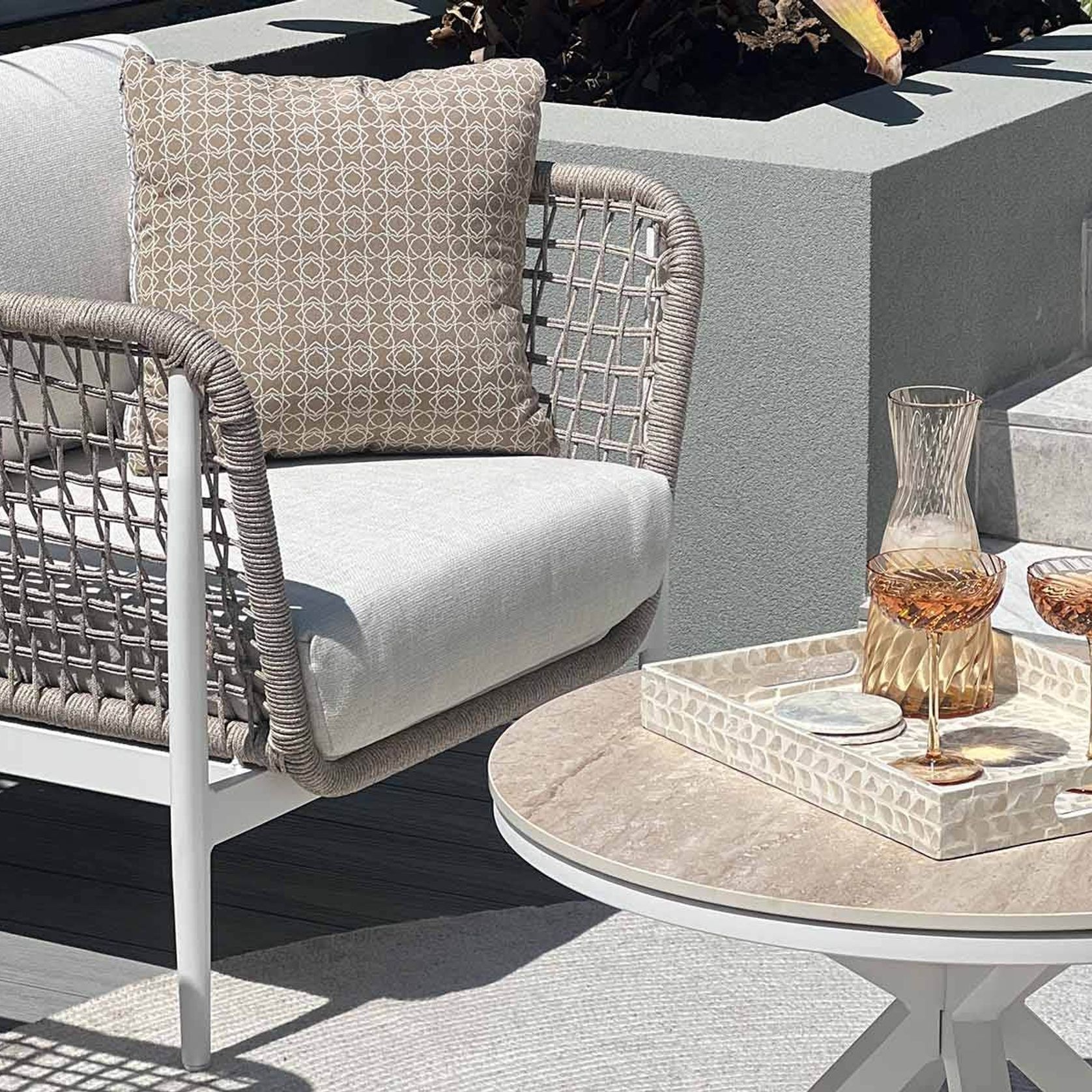 Mira 4pc Outdoor Lounge Setting gallery detail image