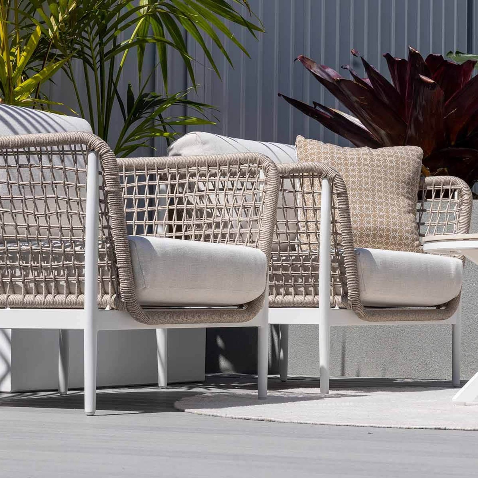 Mira 4pc Outdoor Lounge Setting gallery detail image