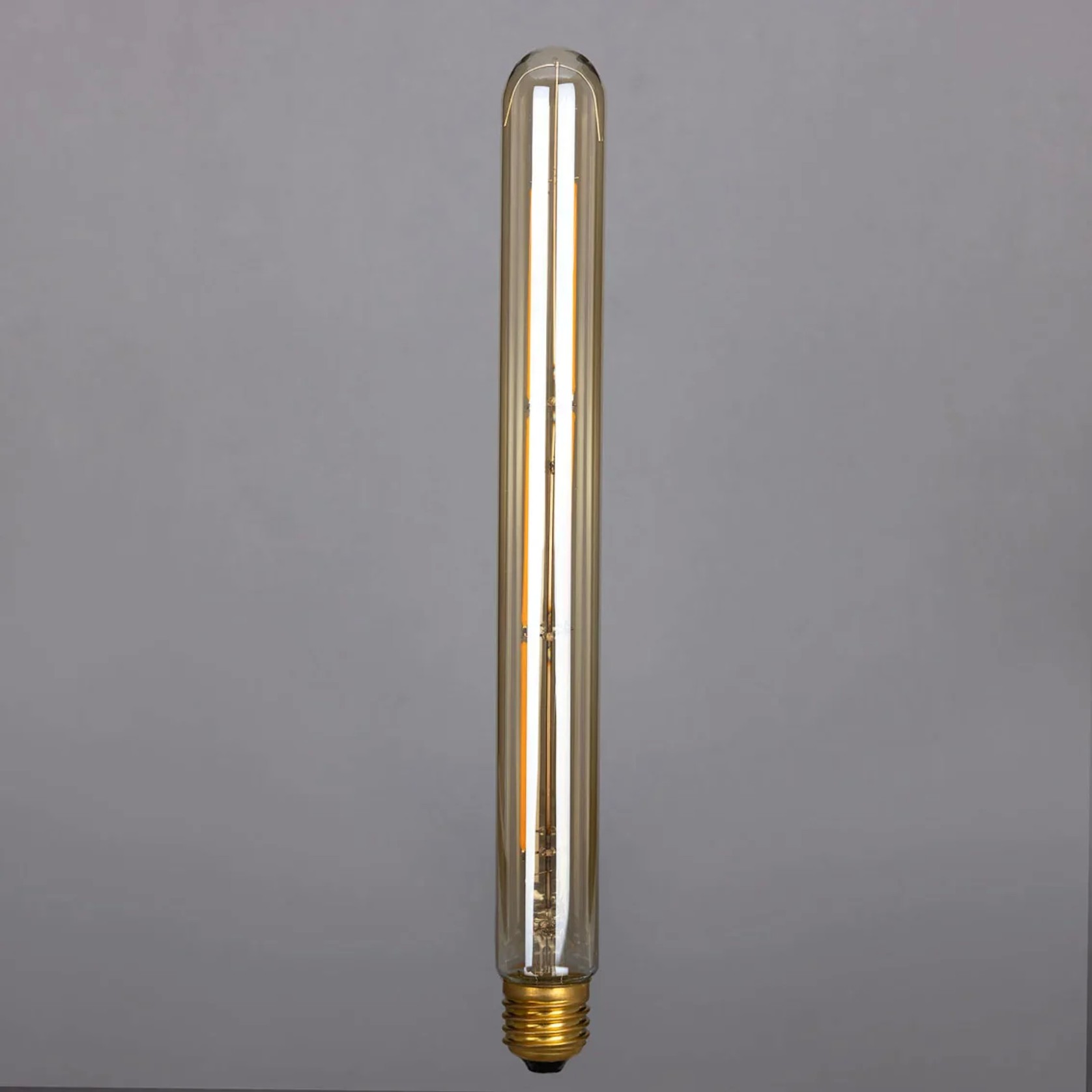 Long Tube Amber LED Filament E27 light Bulb gallery detail image