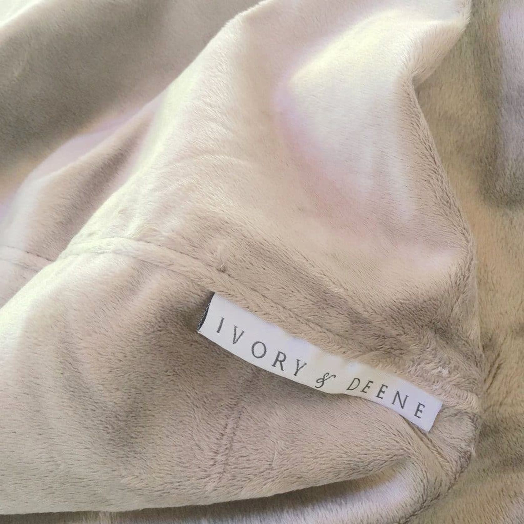 Pierre Fur Bean Bag - Champagne Latte gallery detail image