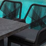 Modena Ceramic Table With Serang Chairs 7pc gallery detail image