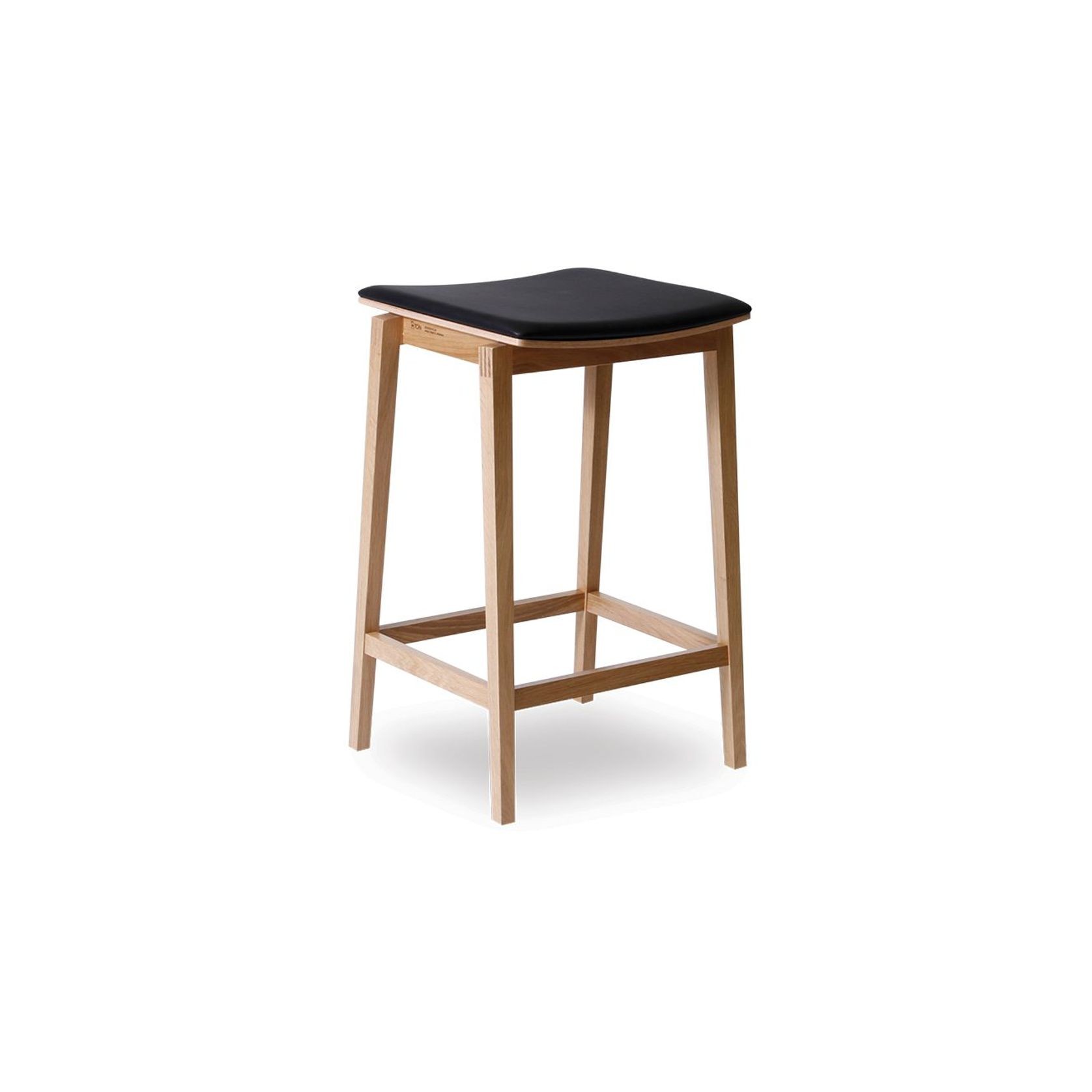 Stockholm Kitchen Stool - Natural Oak - by TON gallery detail image