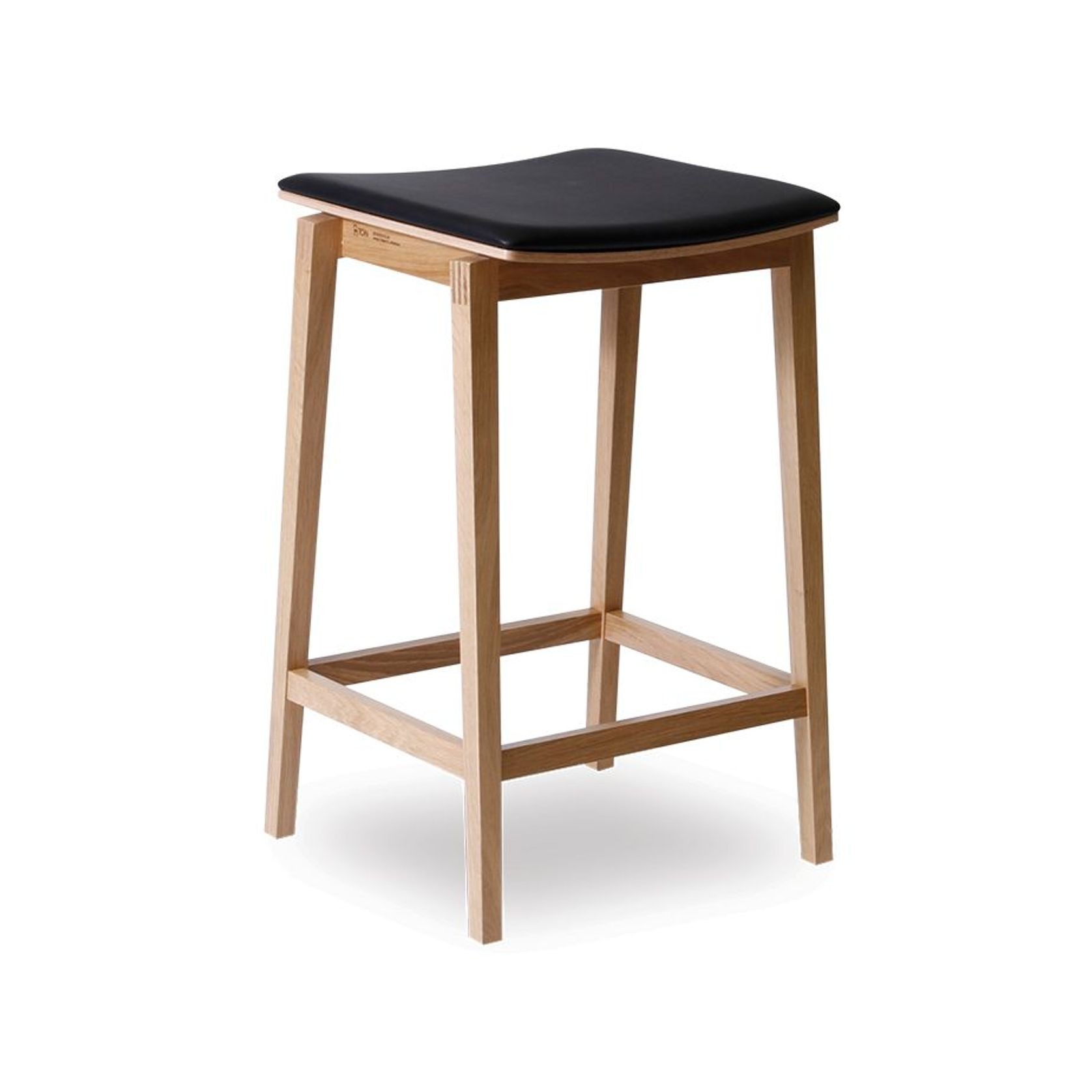 Stockholm Kitchen Stool - Natural Oak - by TON gallery detail image
