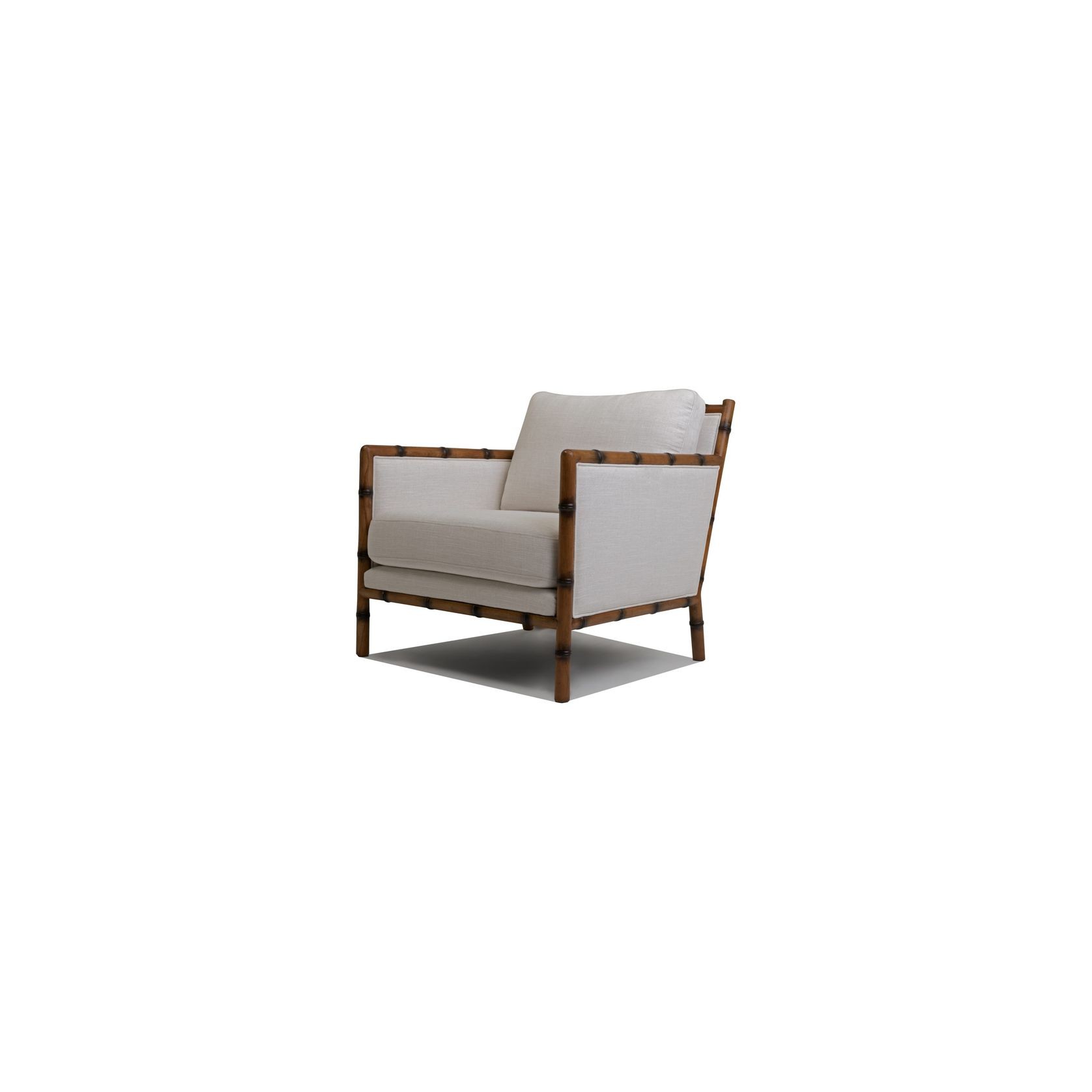 Montego Lounge Chair - Natural Linen gallery detail image