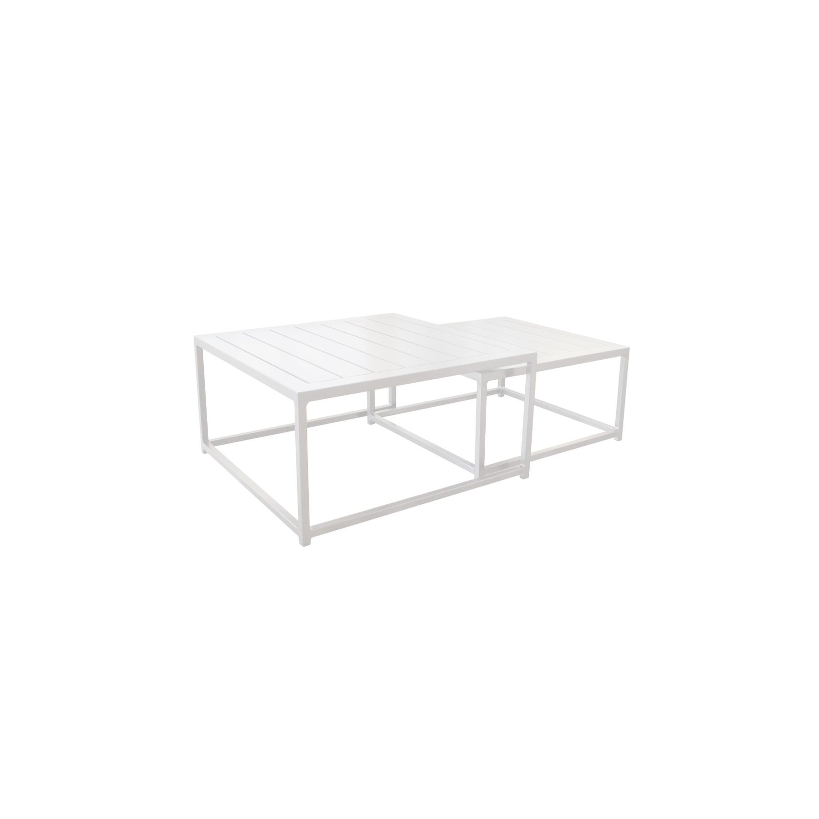 Mood Square Coffee Table Set White gallery detail image