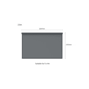 Motorised Blind For Caribbean Freestanding Pergola gallery detail image