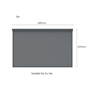 Motorised Blind For Caribbean Freestanding Pergola gallery detail image