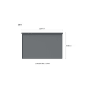 Motorised Blind For Caribbean Wall Mounted Pergola gallery detail image