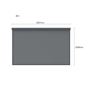 Motorised Blind For Caribbean Wall Mounted Pergola gallery detail image
