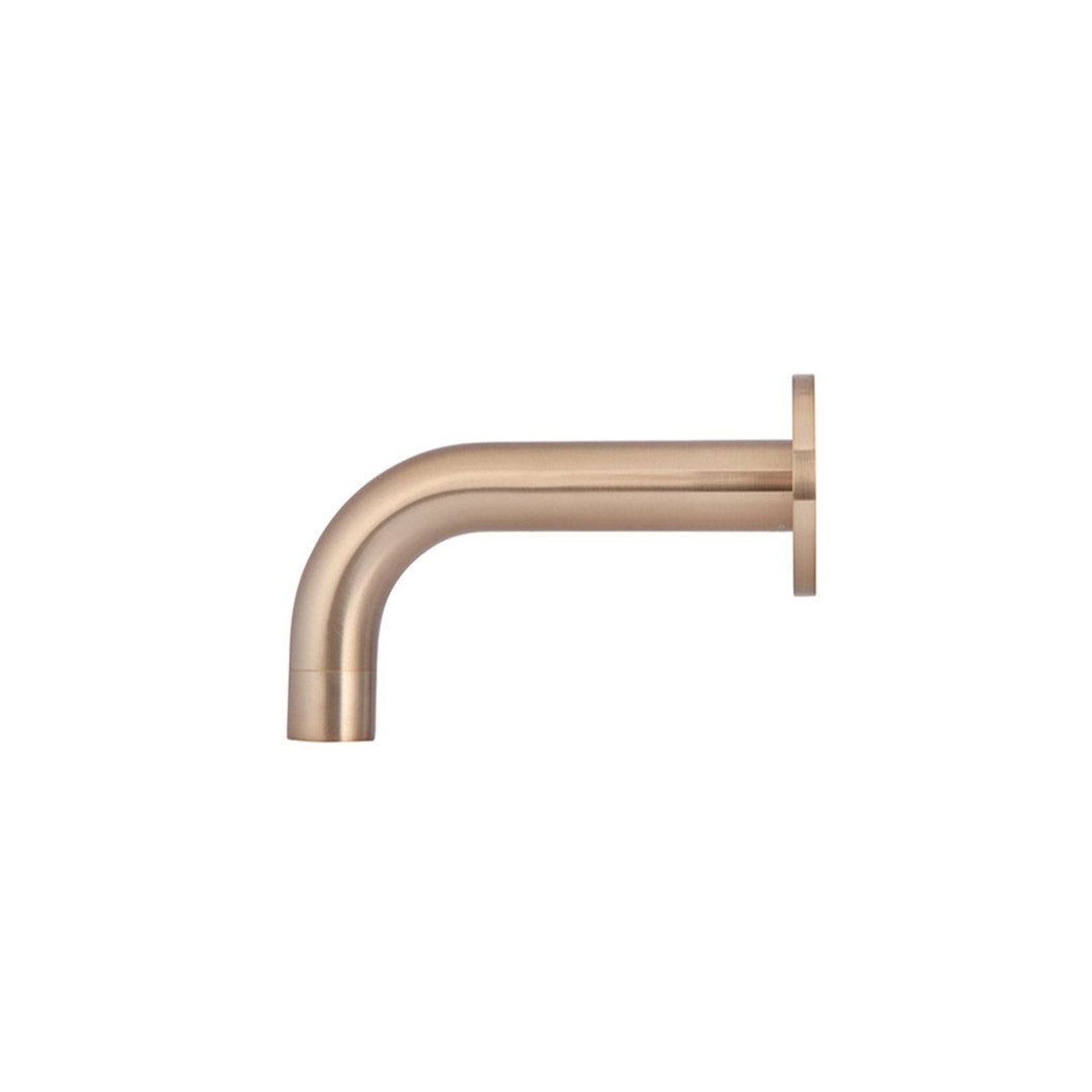 Round Curved Spout 130mm - Champagne gallery detail image