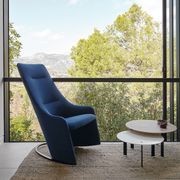 Nagi High Rocking Armchair - Smooth Upholstery gallery detail image