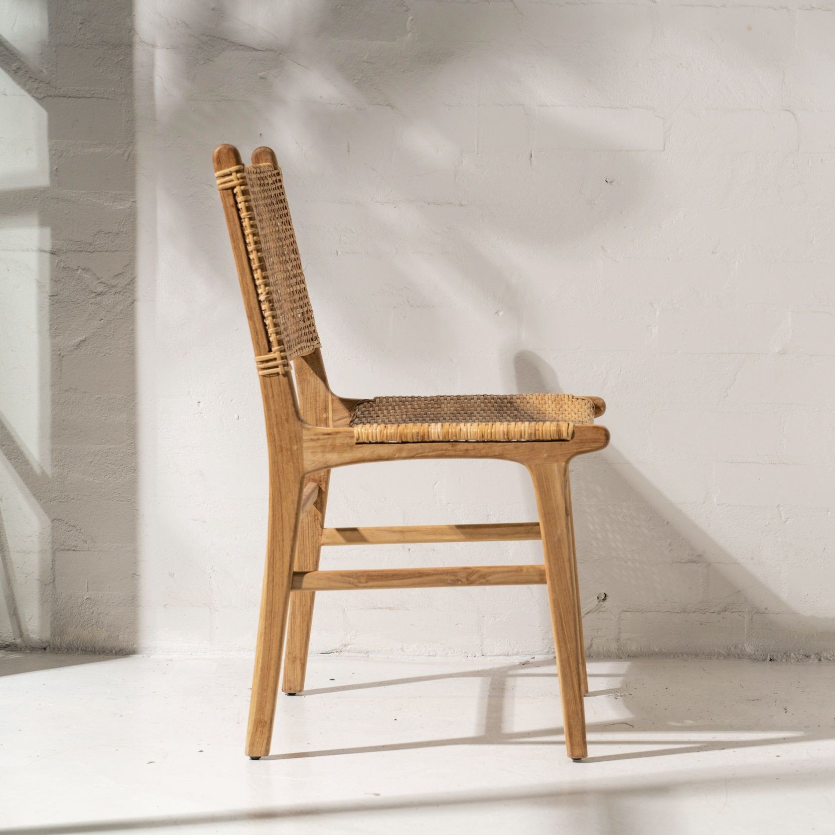 Nalani Woven Dining Chair Natural gallery detail image