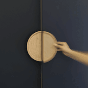 Timber Dished Semi Round Handles gallery detail image