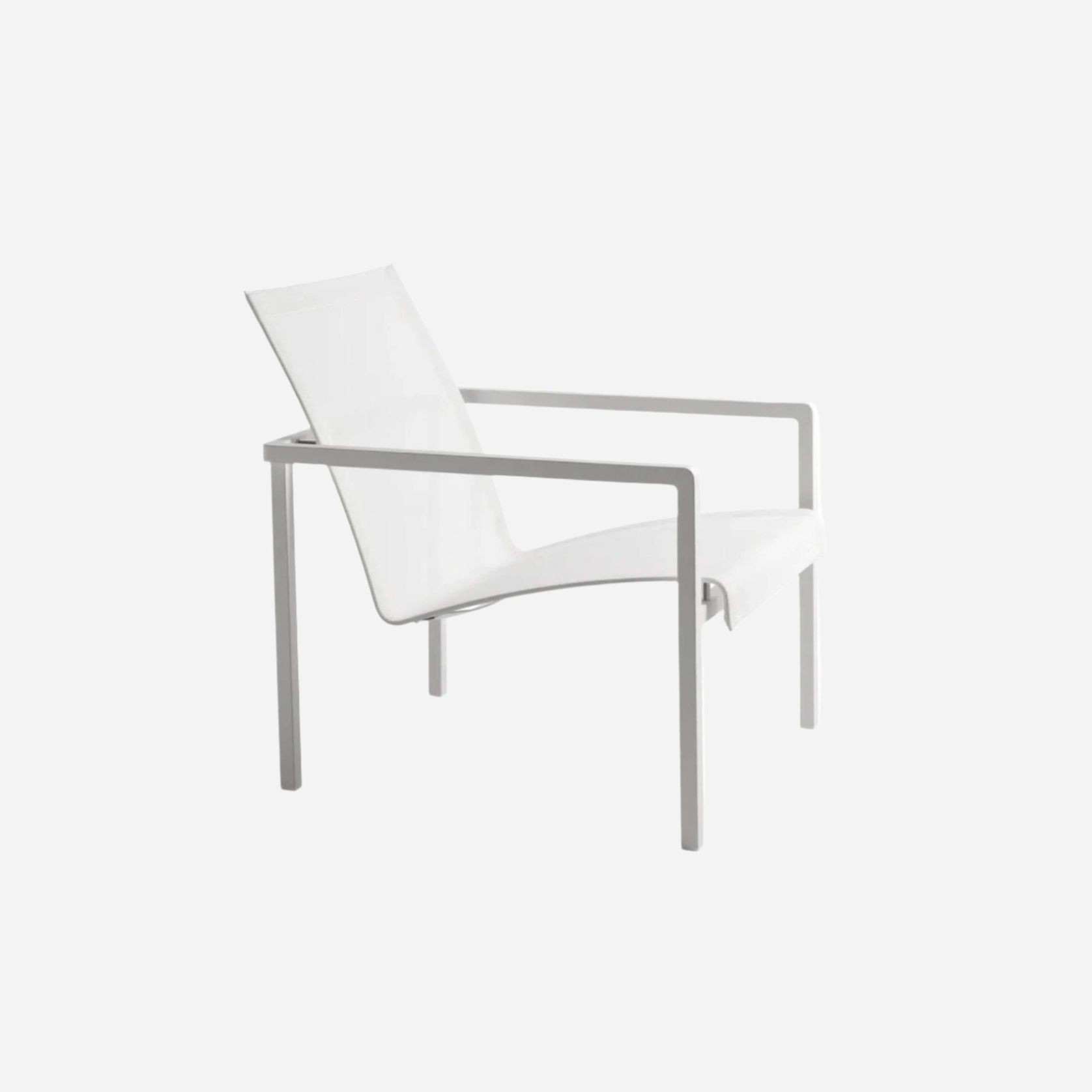 Natal Alu Easy Chair in White gallery detail image