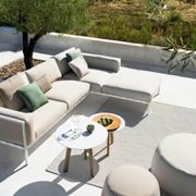 Natal Alu Sofa in White gallery detail image