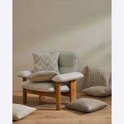 Weave Home Dania Cushion Cover - Oyster | 50 x 50cm gallery detail image