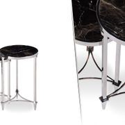 Nesting Side Tables with Marble Top "Viento" gallery detail image