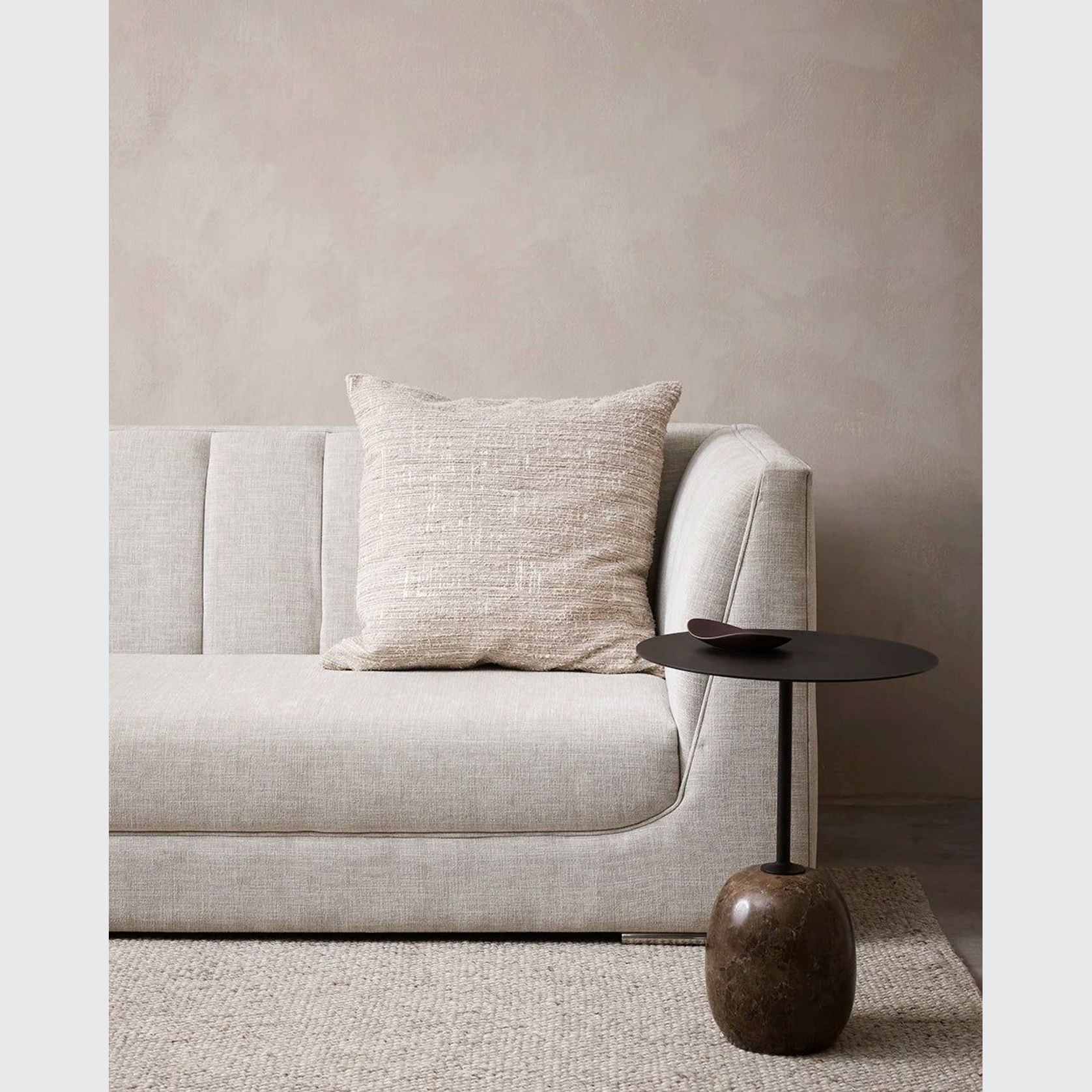 Baya Ashford Cushion-Ecru | 60 x 60cm gallery detail image
