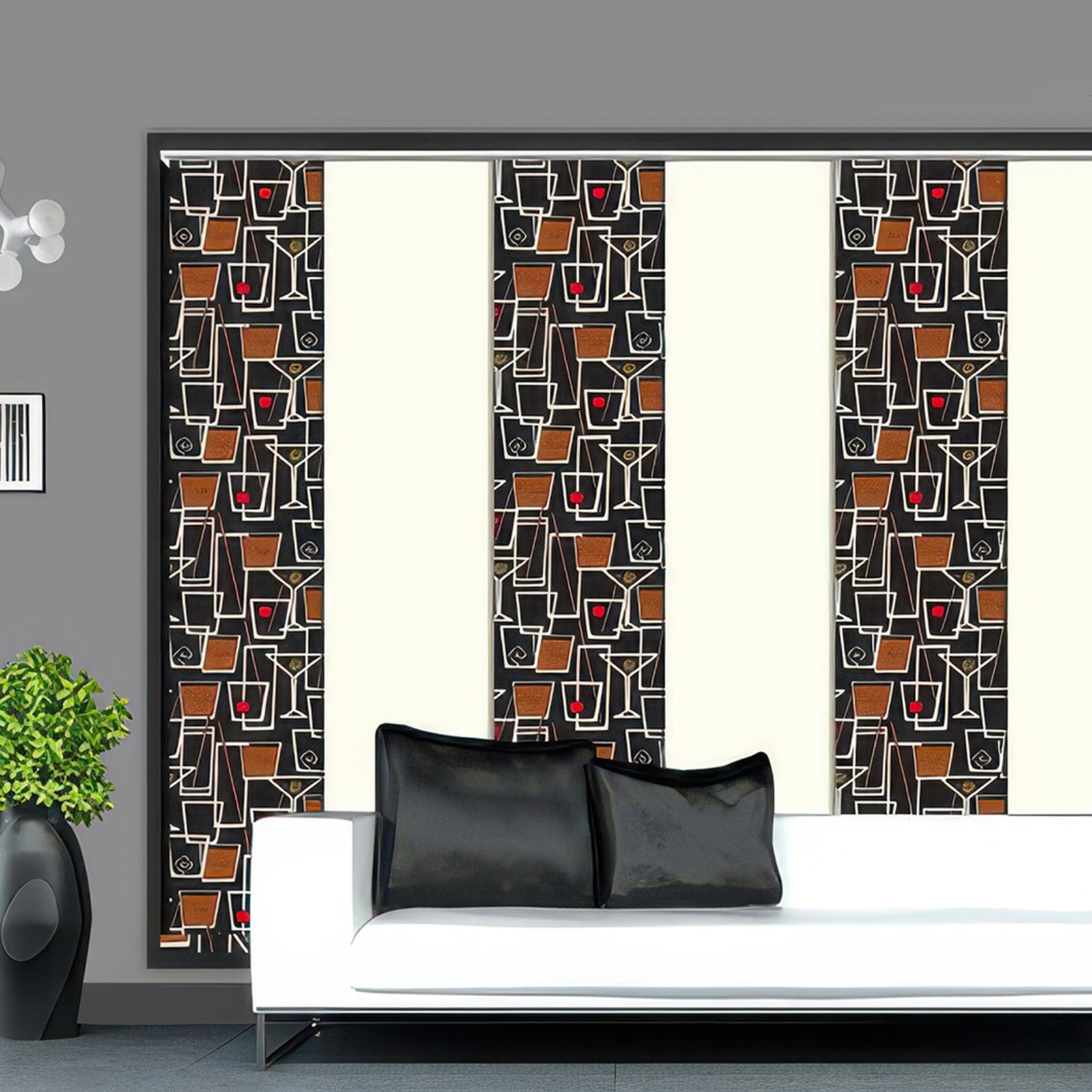 Premium Sunscreen Blinds - 3 Panel gallery detail image