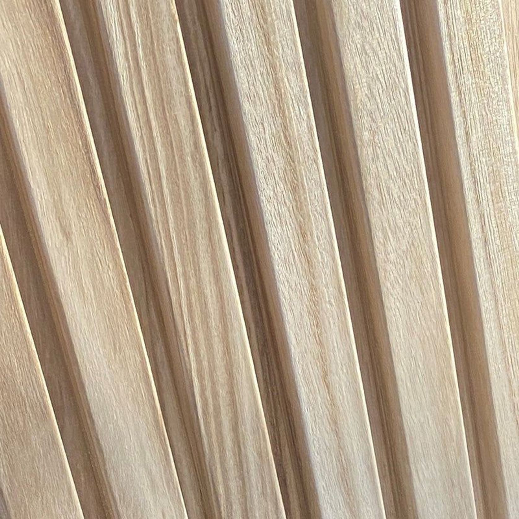 WOODFLEX Outdoor & Indoor Solid Hard Wood Slat Wall & Ceiling Cladding - Oak - 2700mm x 560mm gallery detail image