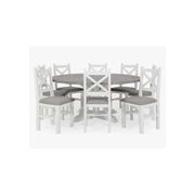 New Haven Indoor 1.7M Round Table w/ 8 Dining Chairs gallery detail image