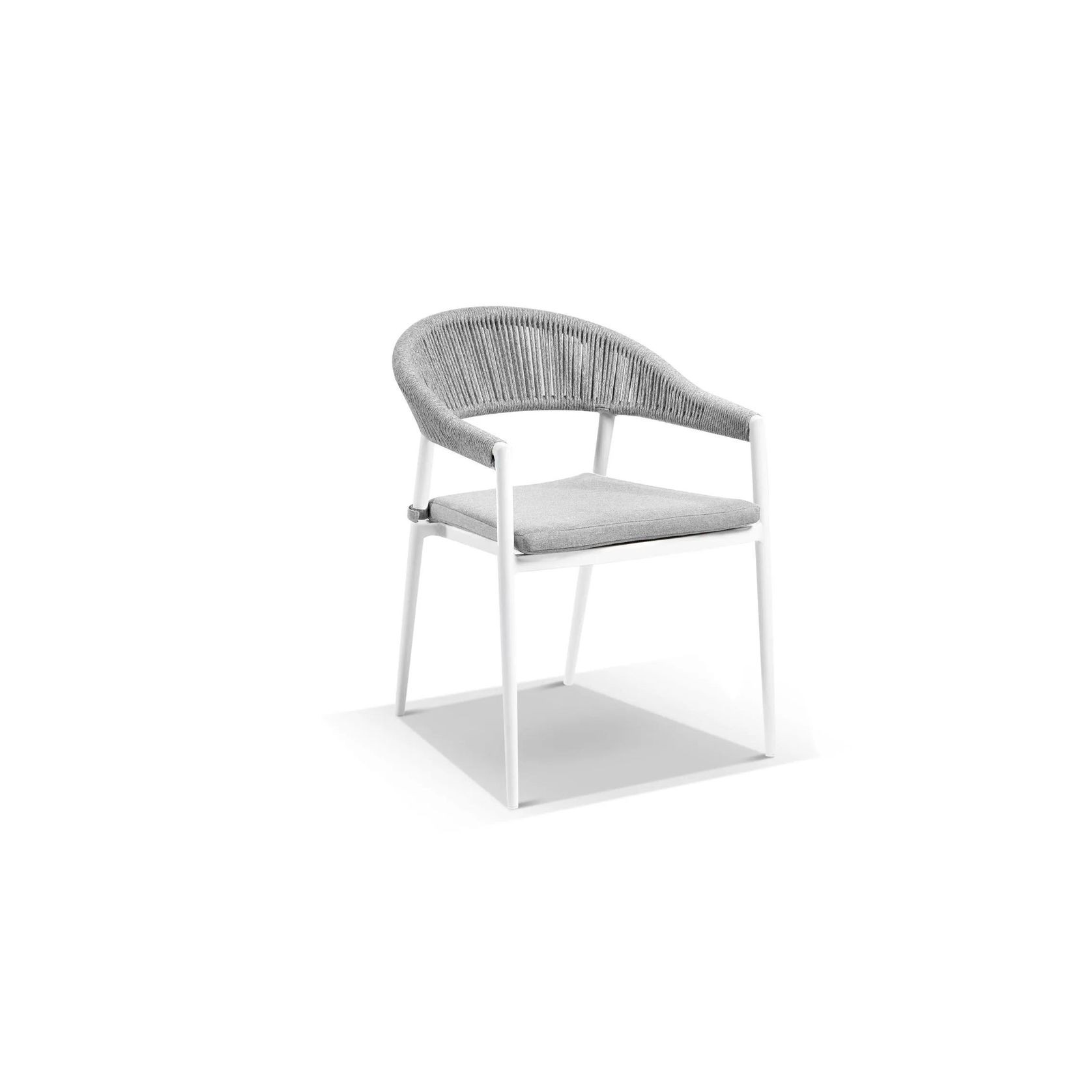 Adele Round Ceramic Table With Nivala Chairs 7pc Outdoor Dining Setting gallery detail image