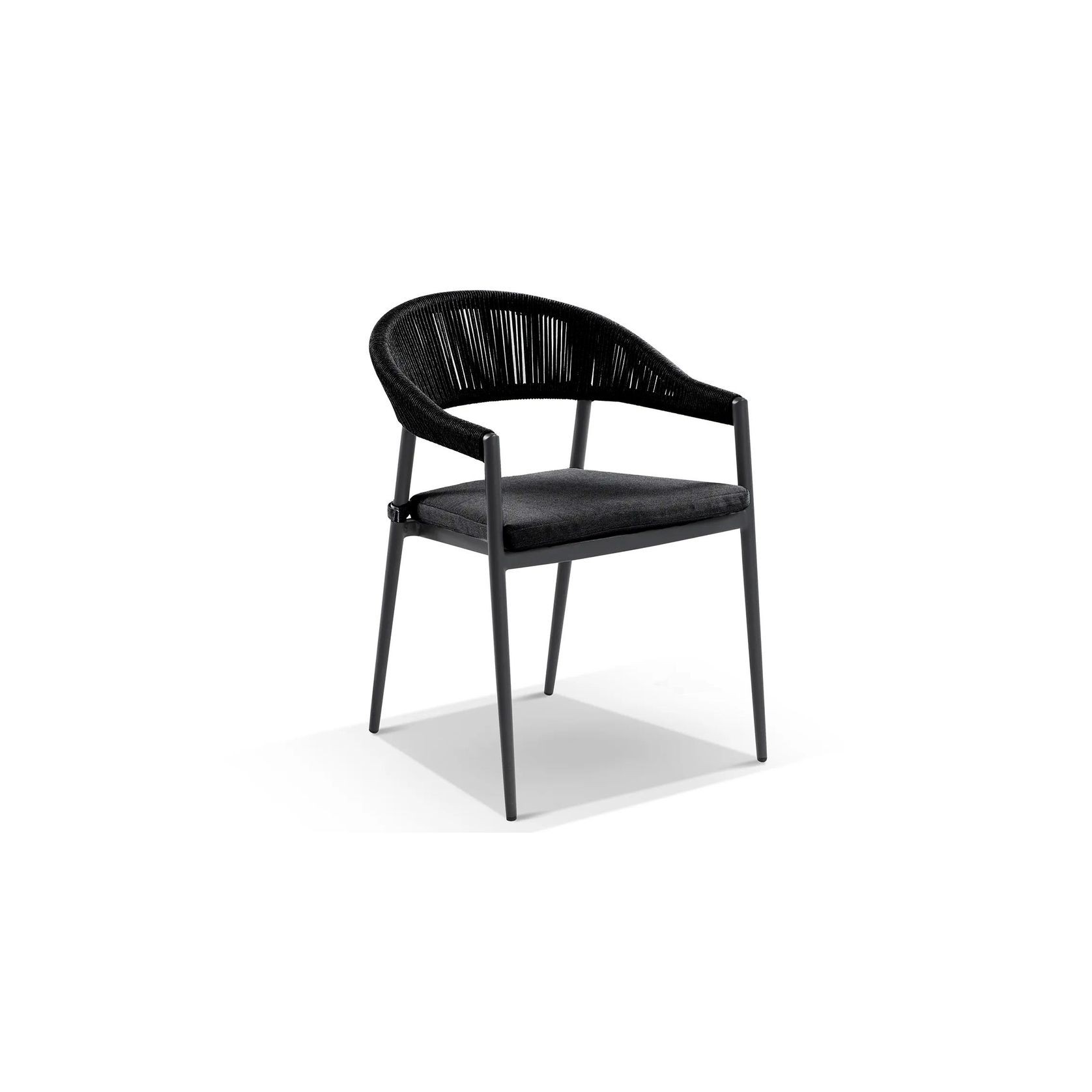 Adele Round Ceramic Table With Nivala Chairs 9pc Outdoor Dining Setting gallery detail image