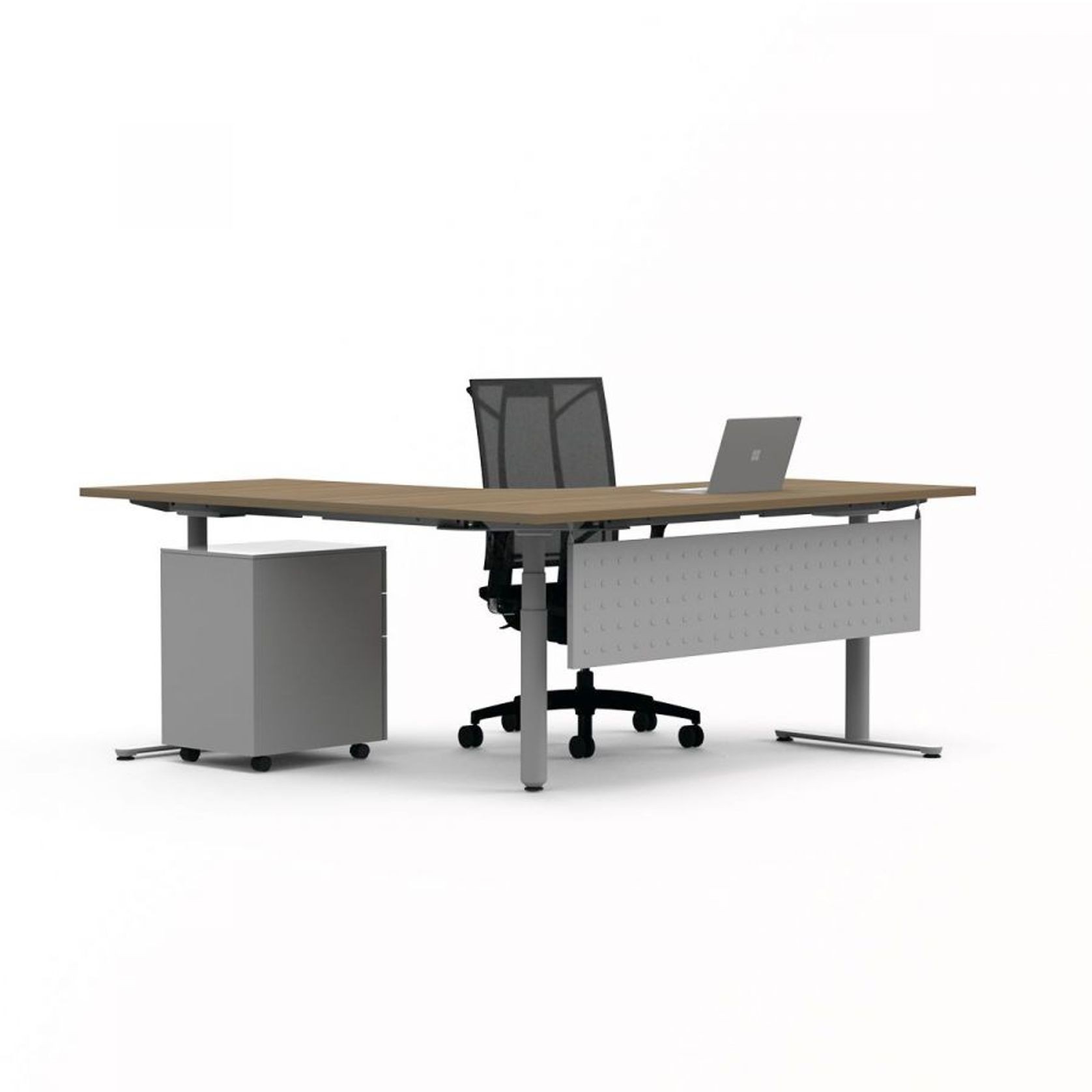 Novare Rondo L Shape Desk Height Adj gallery detail image