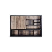 DAXTON Display Unit 2.4M - Warm Oak & Black gallery detail image