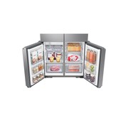 648L Beverage Showcase French Door Fridge Matte Silver gallery detail image