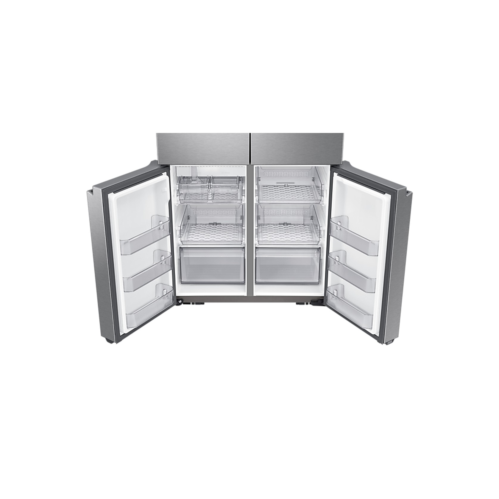 648L Beverage Showcase French Door Fridge Matte Silver gallery detail image