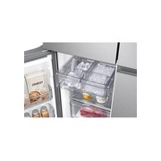 648L Beverage Showcase French Door Fridge Matte Silver gallery detail image