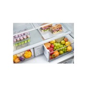 648L Beverage Showcase French Door Fridge Matte Silver gallery detail image