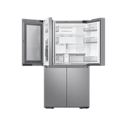 648L Beverage Showcase French Door Fridge Matte Silver gallery detail image