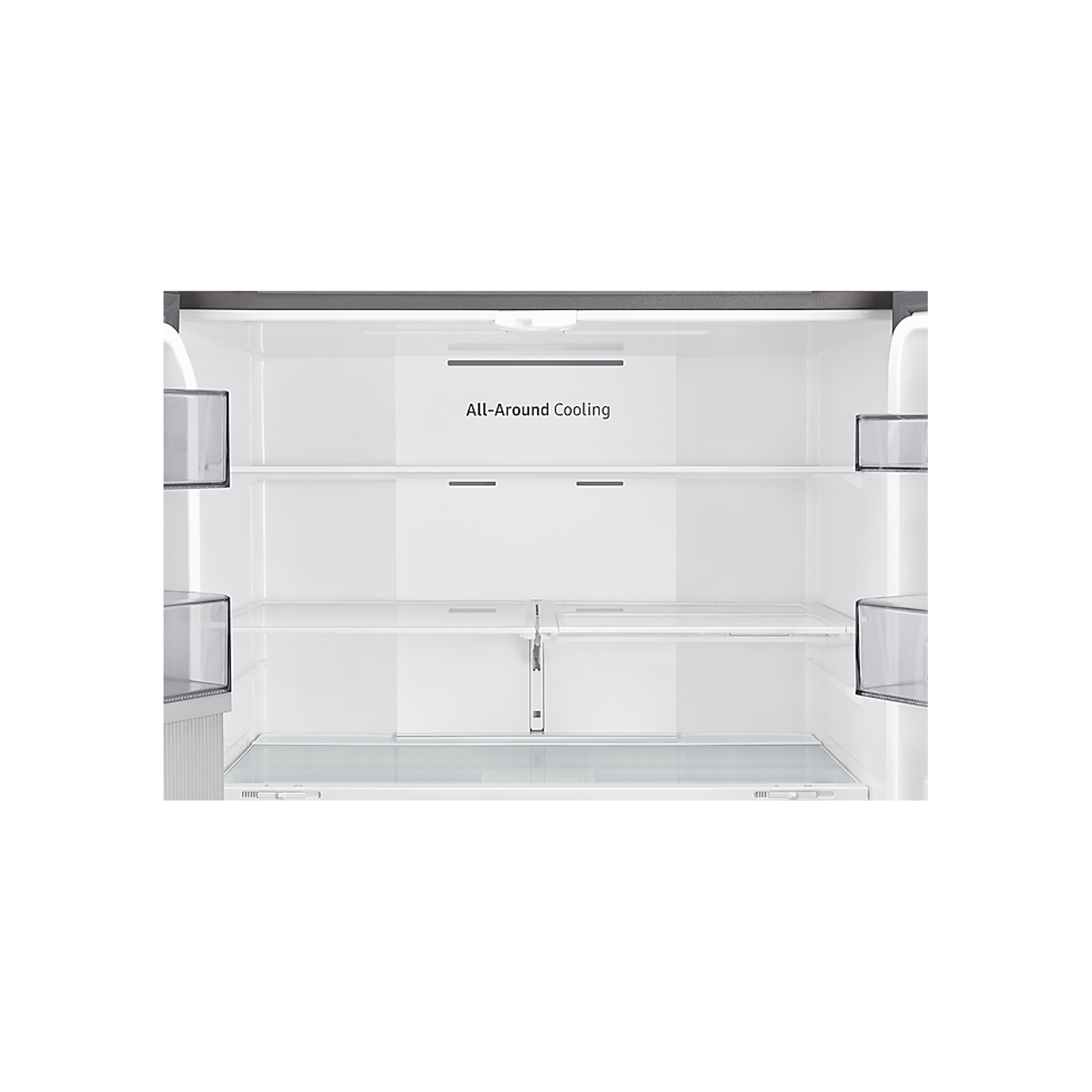 648L Beverage Showcase French Door Fridge Matte Silver gallery detail image