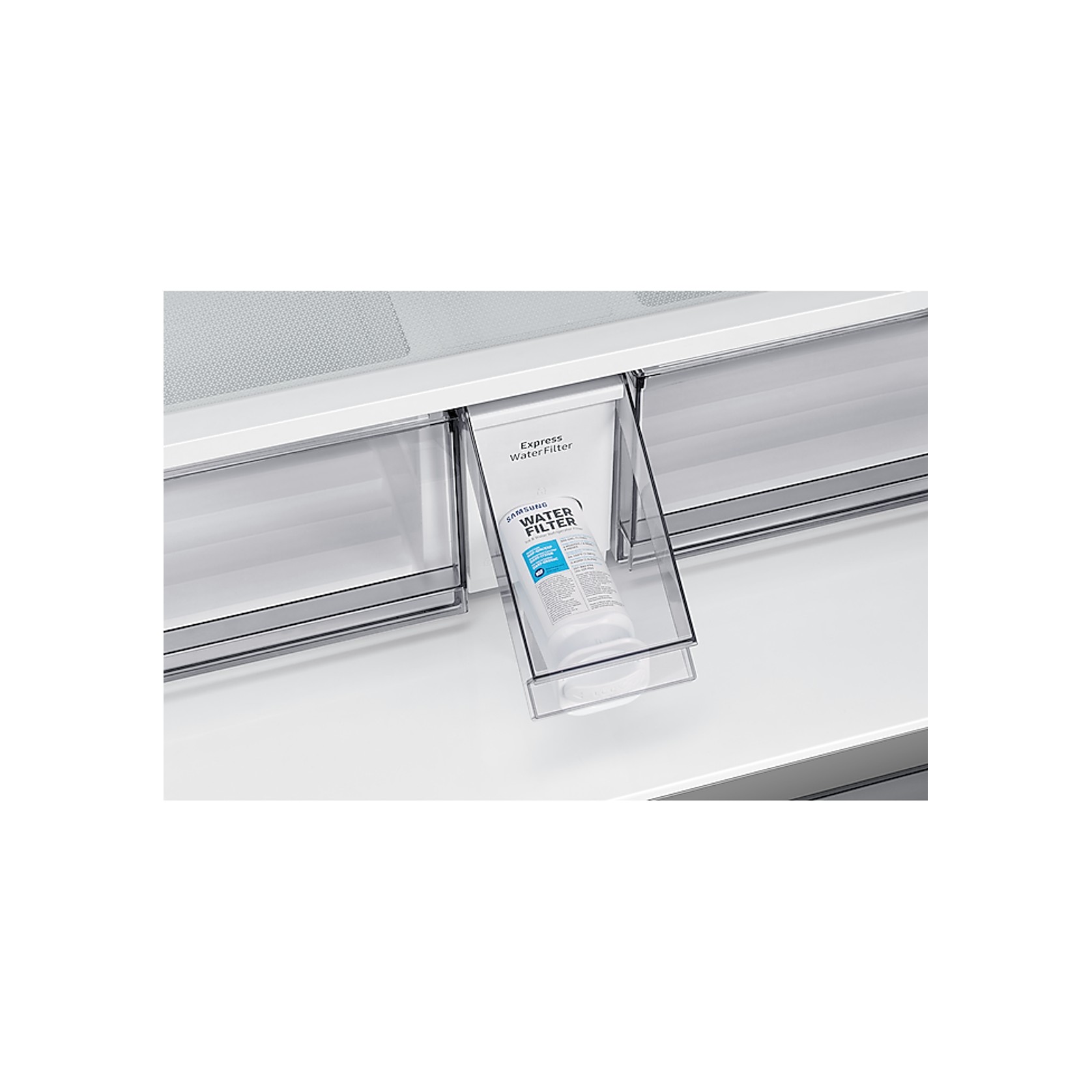 648L Beverage Showcase French Door Fridge Matte Silver gallery detail image