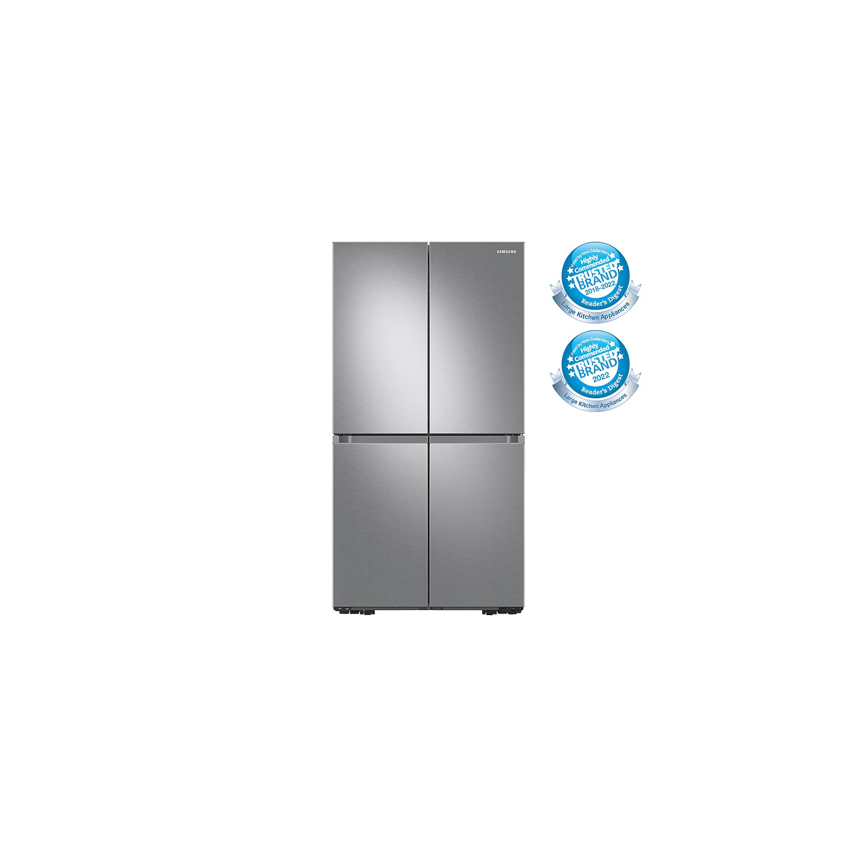 648L Beverage Showcase French Door Fridge Matte Silver gallery detail image