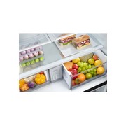 648L Beverage Showcase French Door Fridge Matte Black gallery detail image