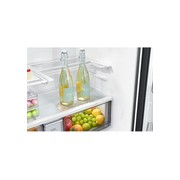 648L Beverage Showcase French Door Fridge Matte Black gallery detail image
