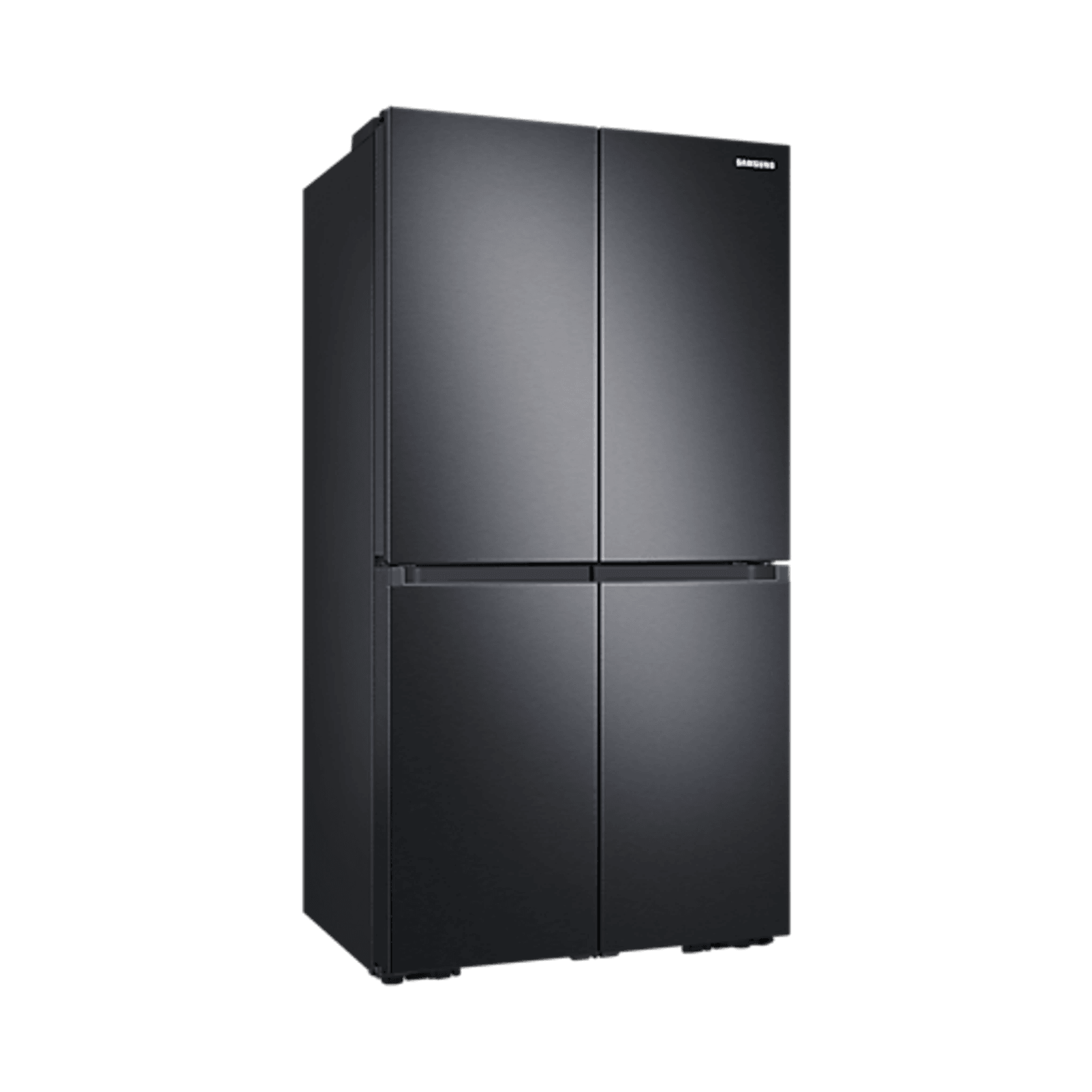 648L Beverage Showcase French Door Fridge Matte Black gallery detail image