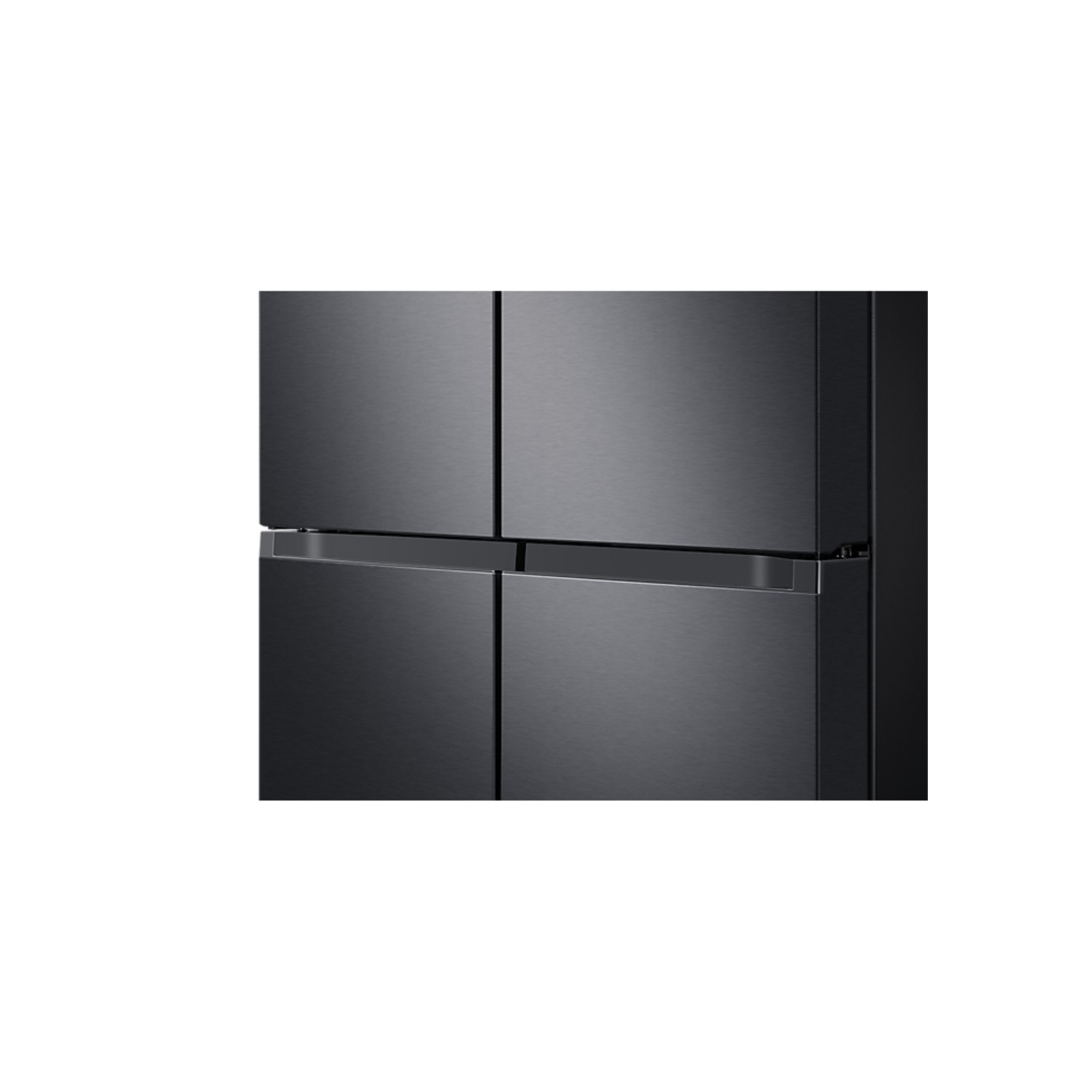 648L Beverage Showcase French Door Fridge Matte Black gallery detail image